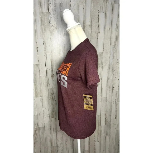 NWT Virginia Tech Hokies Maroon Size Youth Large Graphic Print T-Shirt - Picture 4 of 5